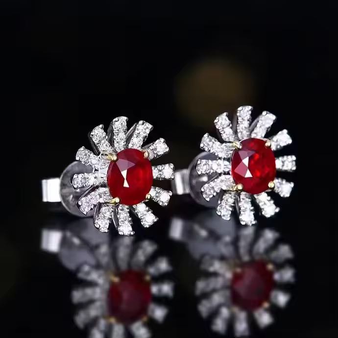 Ruby Earring